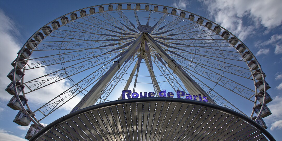 The Roue de Paris, a ferris wheel in Paris